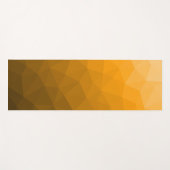 Oranje verloop geometrisch mesh patroon yogamat (Voorkant (horizontaal))