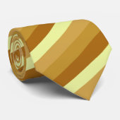 Oranje verloop stropdas (Opgerold)