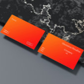 oranje verloop visitekaartje