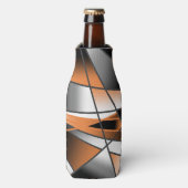 Oranje verloopkleur vulling mechanisch ontwerp flesjeskoeler (Fles Voorkant)