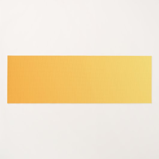 Oranje verloopkleur yogamat (Voorkant (horizontaal))