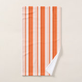 Oranje verlooppatroon bad handdoek (Handdoek)