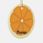 Oranje versiering keramisch ornament (Rechts)