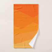 Oranje vervaagt  bad handdoek (Handdoek)