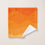 Oranje vervaagt  bad handdoek (Wasdoekje)