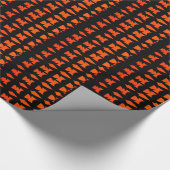 Oranje vervagen Nicki Minaj-pakpapier Cadeaupapier (Hoek)