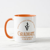 Oranje Veterinaire School Afstuderen Custom Mok (Links)