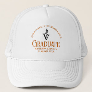 Oranje Veterinaire School Afstuderen Custom Trucker Pet