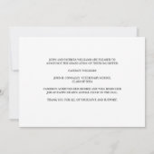 Oranje Veterinaire School Foto Aangepast Afstudere Aankondiging (Achterkant)