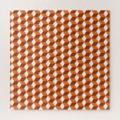 Oranje vierkant: Abstracte  achtergrond Legpuzzel (Horizontaal)