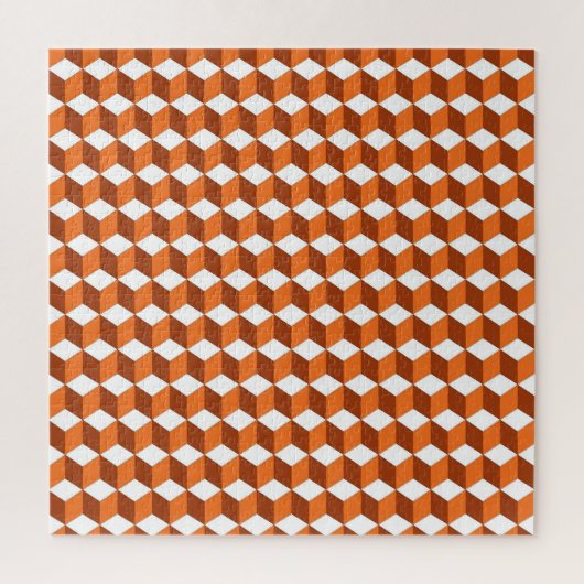 Oranje vierkant: Abstracte  achtergrond Legpuzzel (Verticaal)