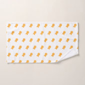 Oranje Vis Herhaal Kinderen Baby Witte Bad Handdoe Bad Handdoek (Handdoek)