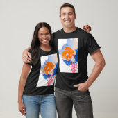 oranje vis t-shirt (Unisex)