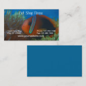 Oranje vis Visitekaartje (Voorkant / Achterkant)