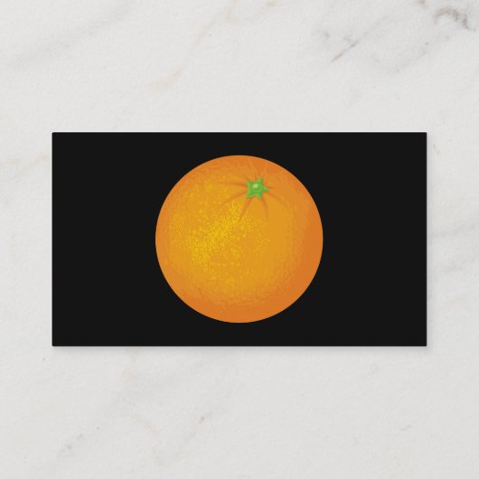 Oranje Visitekaartje (Achterkant)