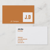  Oranje Visitekaartje (Voorkant / Achterkant)