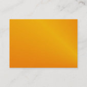 Oranje Visitekaartje (Achterkant)