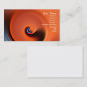 oranje visitekaartje (Voorkant / Achterkant)