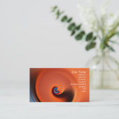 oranje visitekaartje (Staand voorkant)