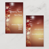 Oranje Visitekaartje muziek (Voorkant / Achterkant)