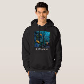 ORANJE VISSEN BLUE OCEAN HOODIE (Voorkant volledig)