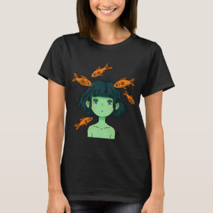 Oranje vissen t-shirt