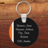 Oranje Vlaanderen Sleutelhanger (Achterkant)