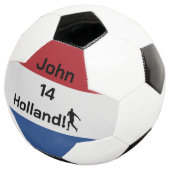Oranje Vlag Supporter Voetbal (Drie kwart)