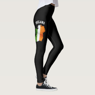 Oranje vlag White Green Ireland Leggings
