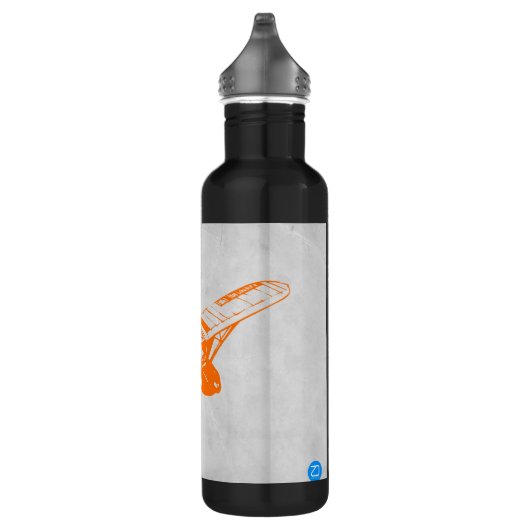 Oranje vlak waterfles (Rechts)