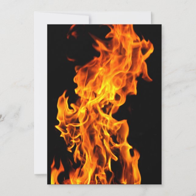 Oranje vlam (Voorkant)