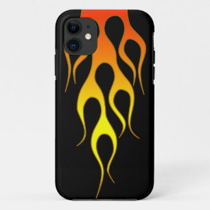 Oranje vlam iPhone 11 hoesje