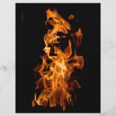 Oranje vlam flyer (Voorkant)