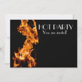 Oranje vlam kaart (Voorkant)