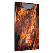 Oranje vlam klembord (Rechts)