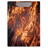 Oranje vlam klembord (Voorkant)