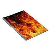 Oranje vlam notitieboek (Rechterzijde)
