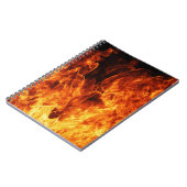 Oranje vlam notitieboek (Linkerzijde)