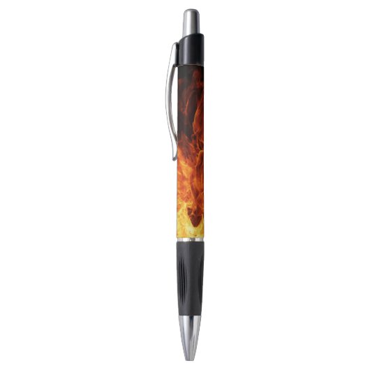 Oranje vlam pen (Top (Verticaal))