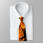 Oranje vlam stropdas (Gebonden)