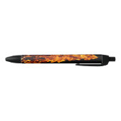 Oranje vlam zwarte inkt pen (Bodem)