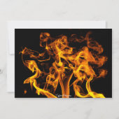 Oranje Vlammen Monster Truck Bedankt Opmerking (Achterkant)