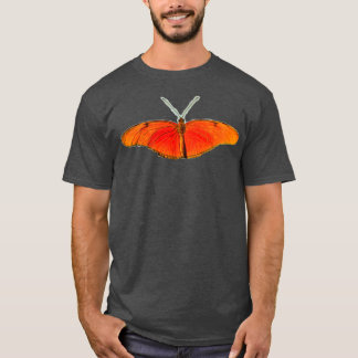 Oranje vlinder 25 t-shirt