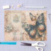  Oranje Vlinder Collage Decoupage Papier (Craft)