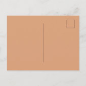 Oranje Vlinder Droom Briefkaart (Achterkant)