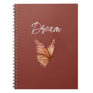 Oranje Vlinder Droom Notitieboek