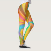Oranje vlinder leggings (Rechts)