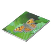 Oranje vlinder notitieblok (Linkerzijde)
