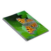 Oranje vlinder notitieboek (Rechterzijde)