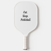 Oranje vlinder op bloesem pickleball peddel paddle (Achterkant)